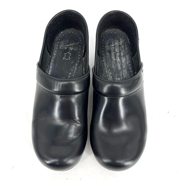 Dansko Women's 8.5/39 Black Professional Clogs Round Toe - Picture 3 of 7